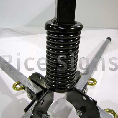 Single Spring Sign Stand for Roll-up Signs