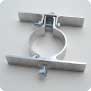 Round Post Clamp for Installing Signs Back to Back Signs, H-126