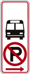 Metro Bus Stop Signs