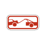 Red Tow Away Zone Symbol Parking Signs, R7-201RP