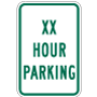 XX Hour Parking Signs, R7-5-8