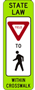 In-Street Ped Crossing Signs, R1-6