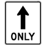 Mandatory Movement Lane Control (A) Signs, R3-5a