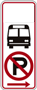 Metro Bus Stop Signs, R7-107a