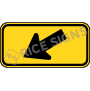 School Zone Arrow Signs, W16-7p