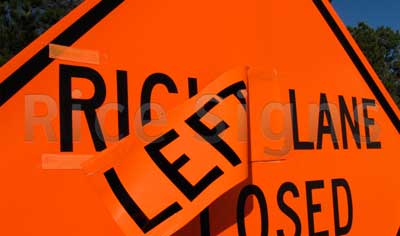 Roll-Up Sign LEFT Overlay