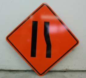Right Merge (Construction) Signs