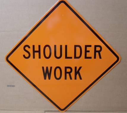 Shoulder Work Signs