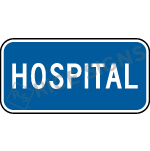 Hospital (plaque) Sign