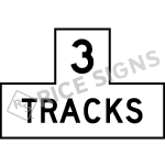 Number Of Tracks Sign