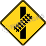 Railroad Crossing Angle Signs