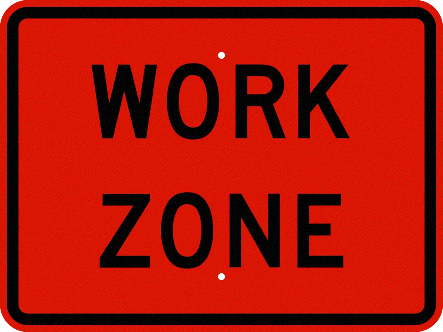 G20-5aP 24x18 sign, front view