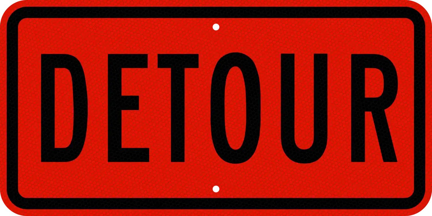M4-8 24x12 sign, front view