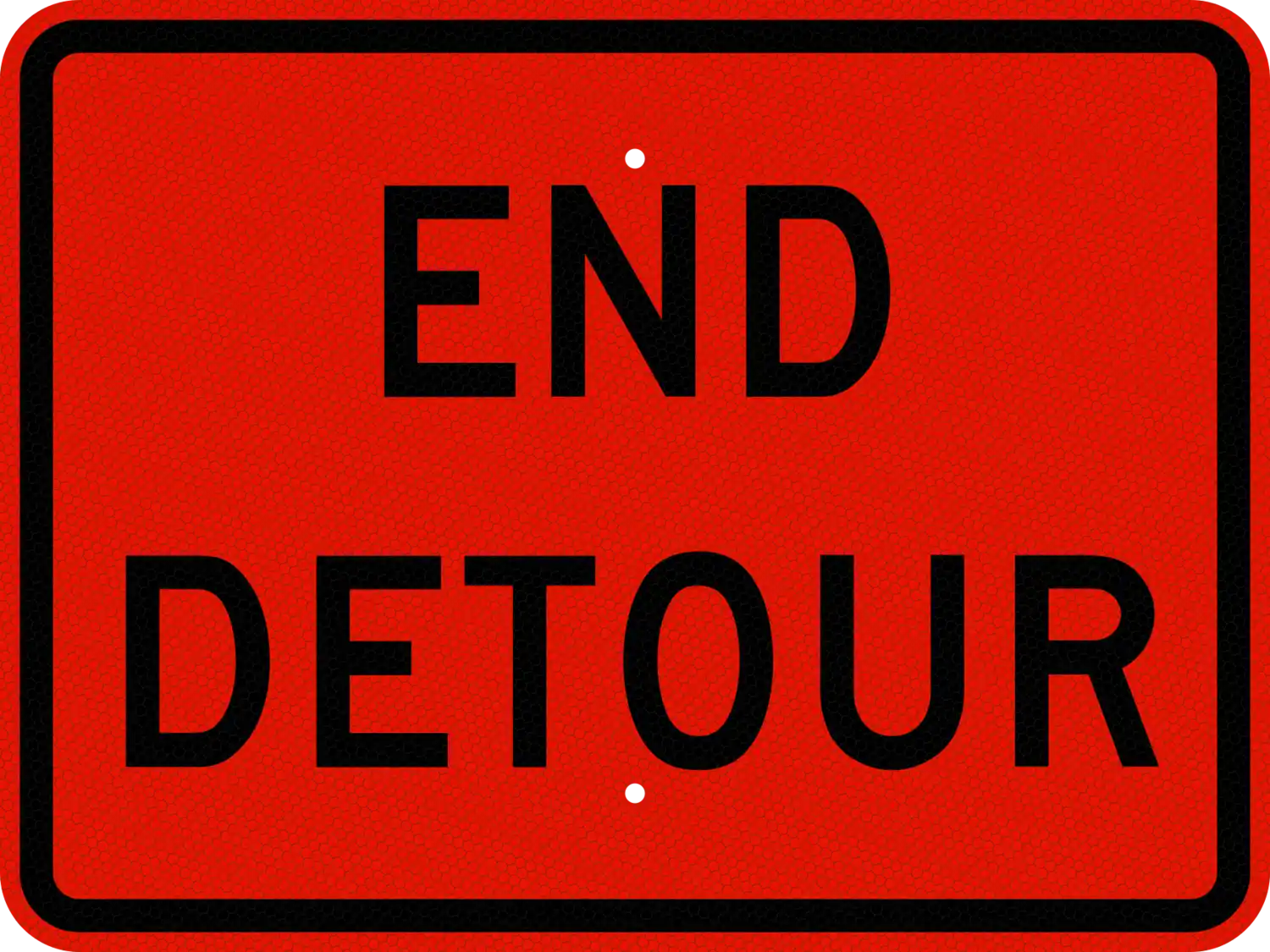 M4-8a 24x18 sign, front view