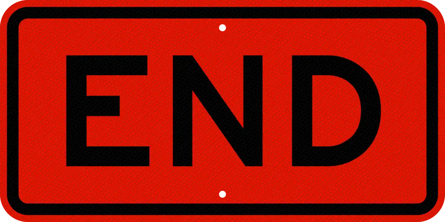 M4-8B 24x12 sign, front view