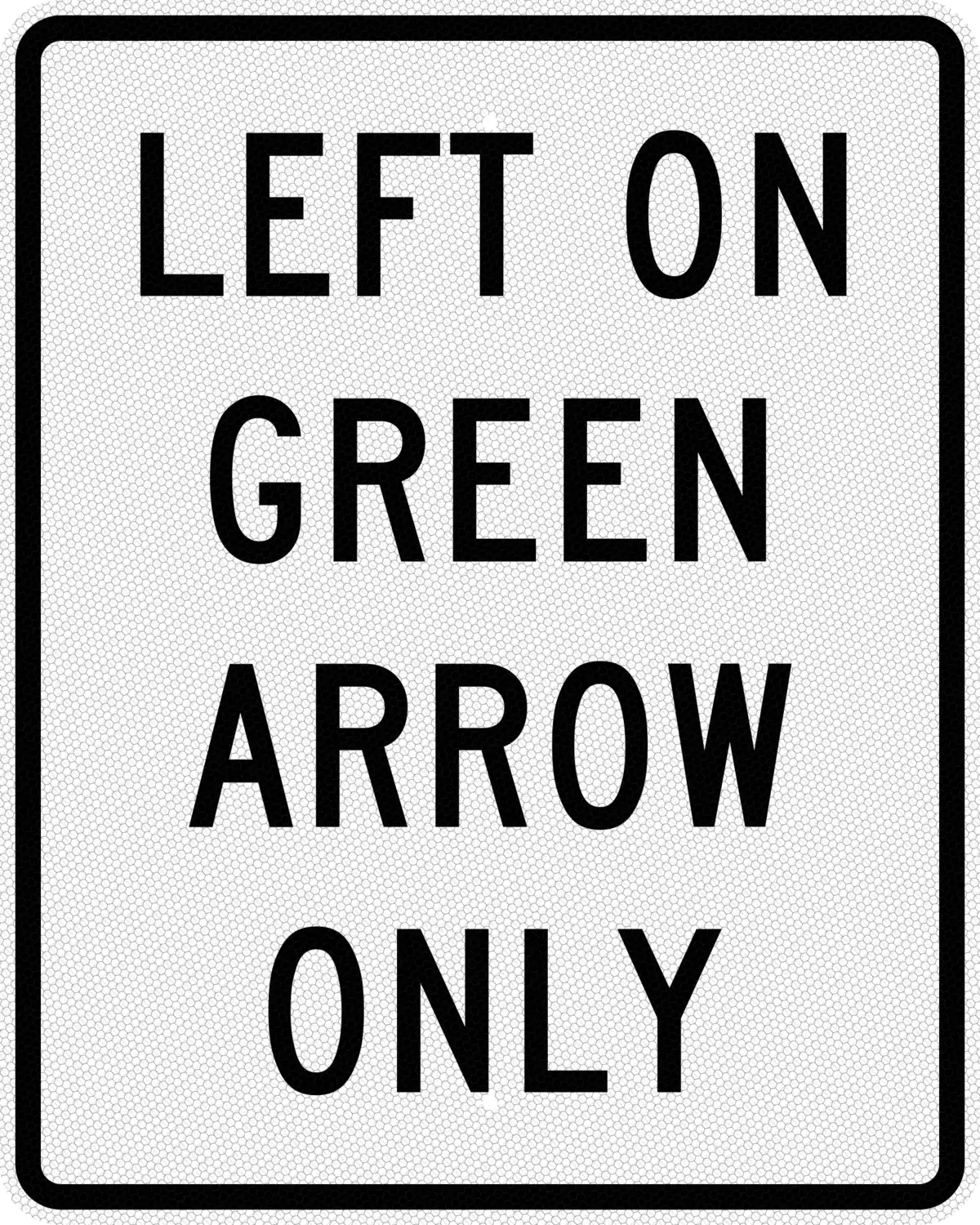 R10-5 24x30 sign, front view