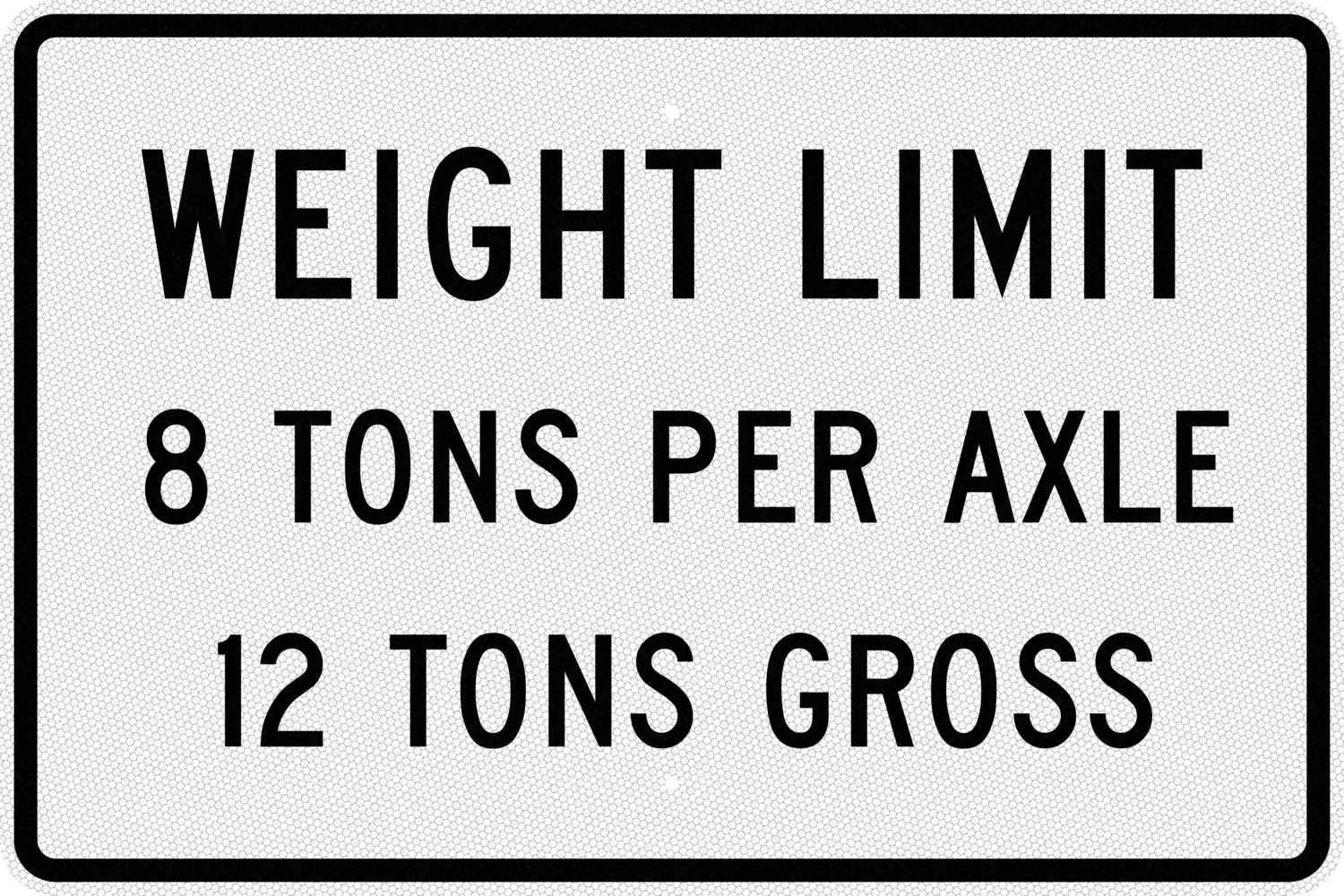 R12-4 36x24 sign, front view