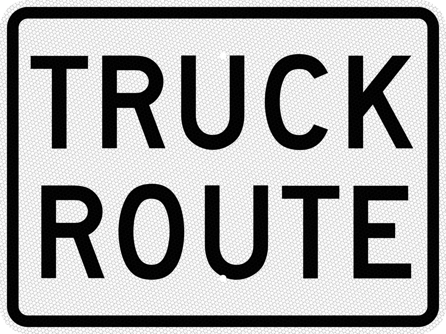 R14-1 24x18 sign, front view