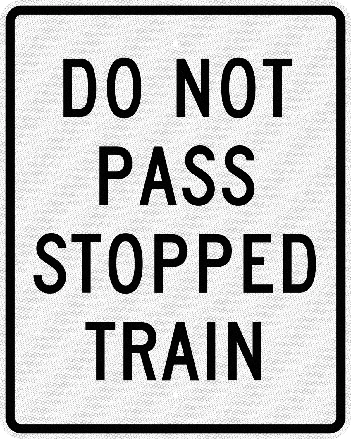 R15-5a 24x30 sign, front view