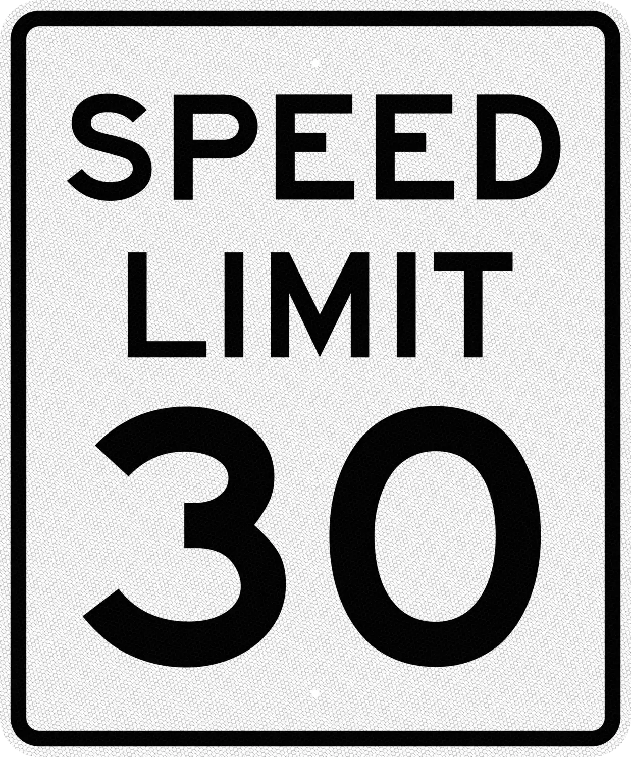 R2-1 30x36 sign, front view