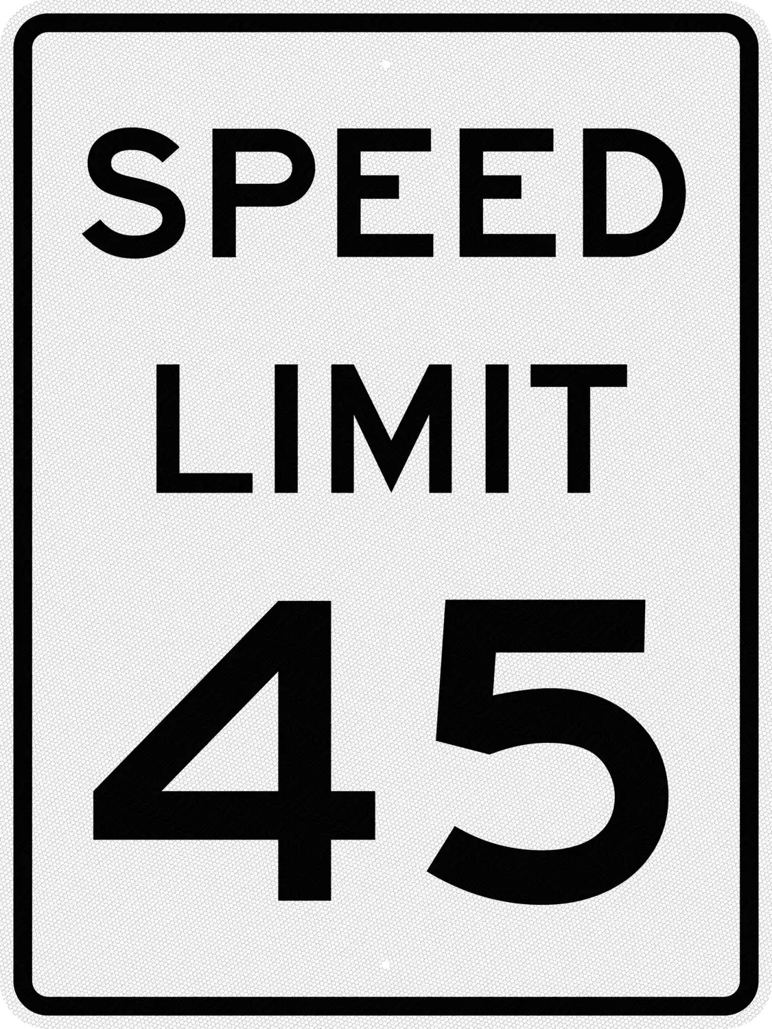 R2-1 36x48 sign, front view