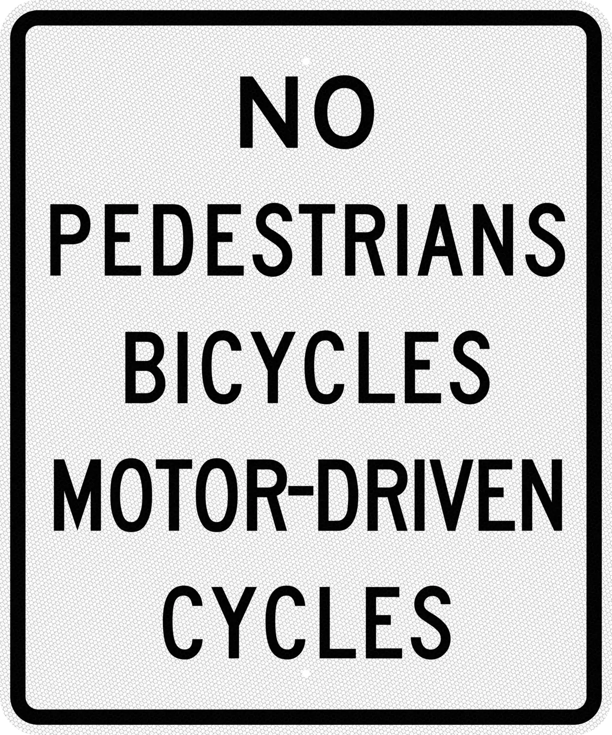 R5-10a 30x36 sign, front view