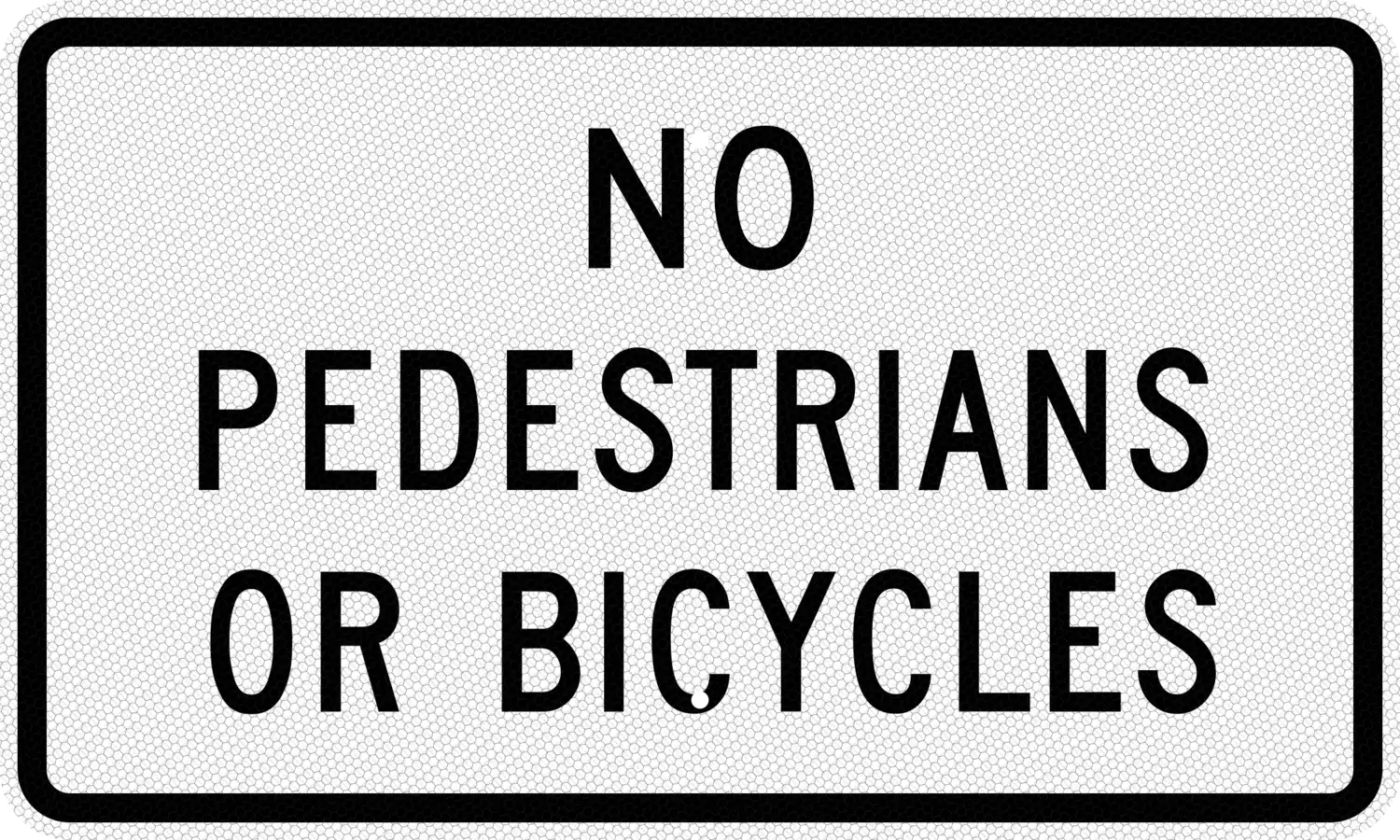 R5-10b 30x18 sign, front view