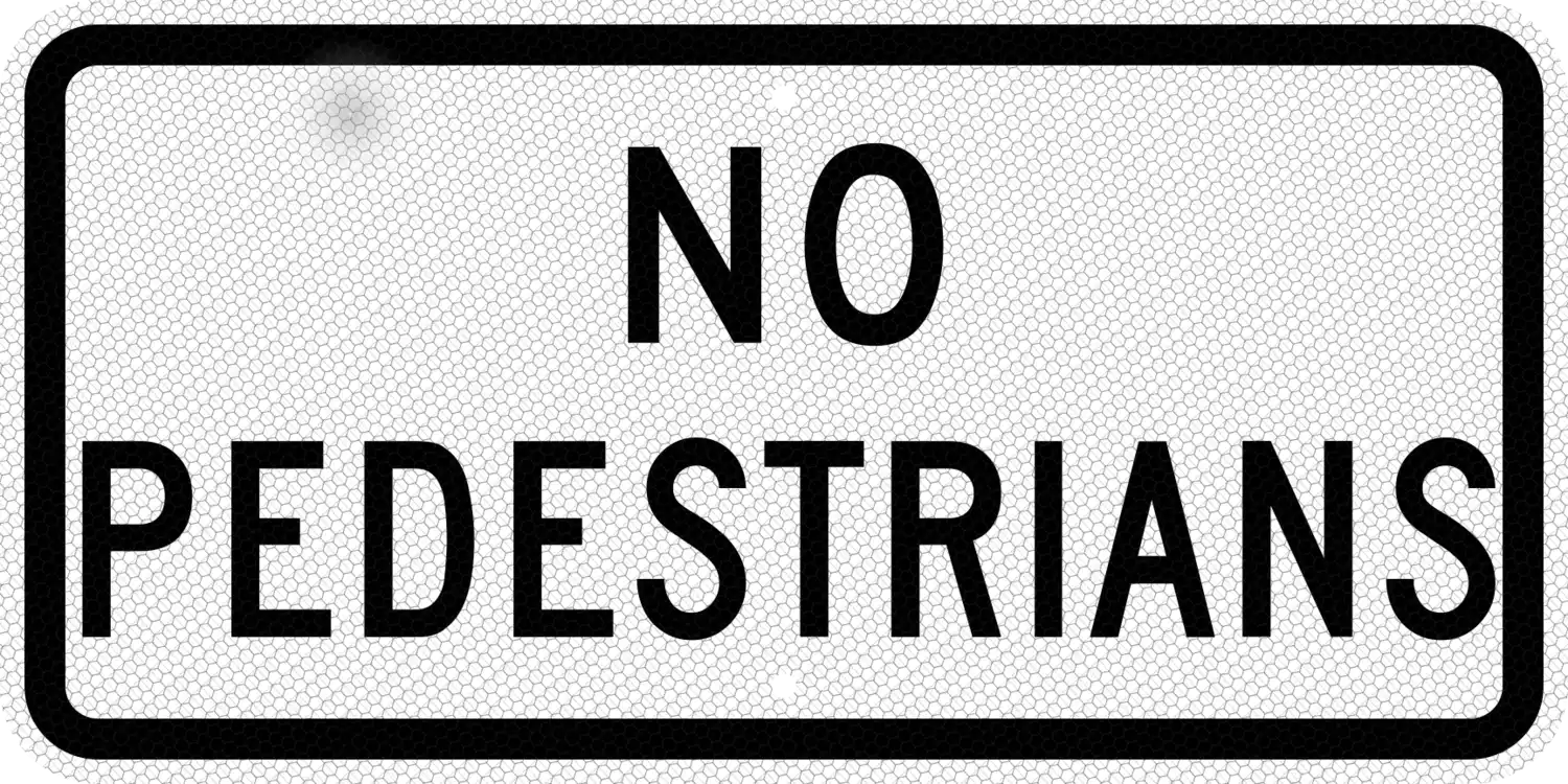 R5-10c 24x12 sign, front view