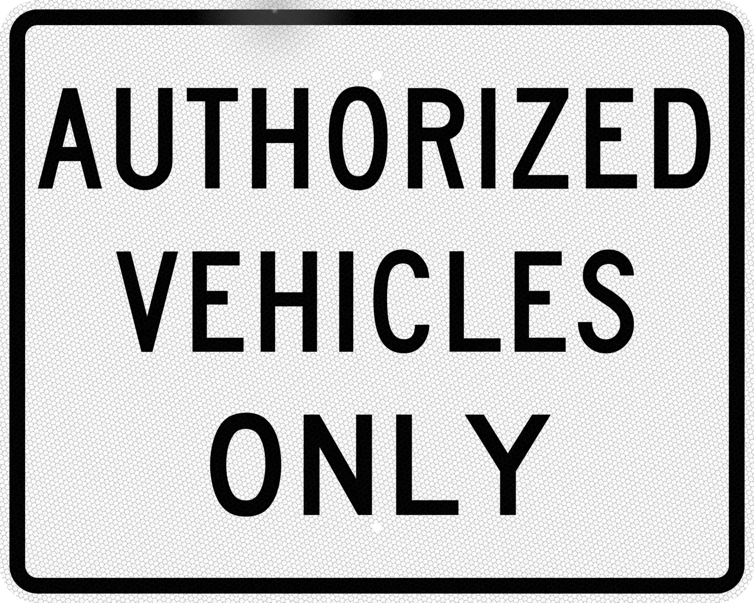 R5-11 30x24 sign, front view