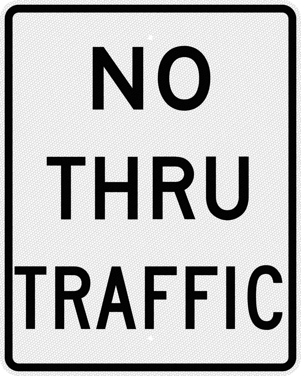R5-12 24x30 sign, front view
