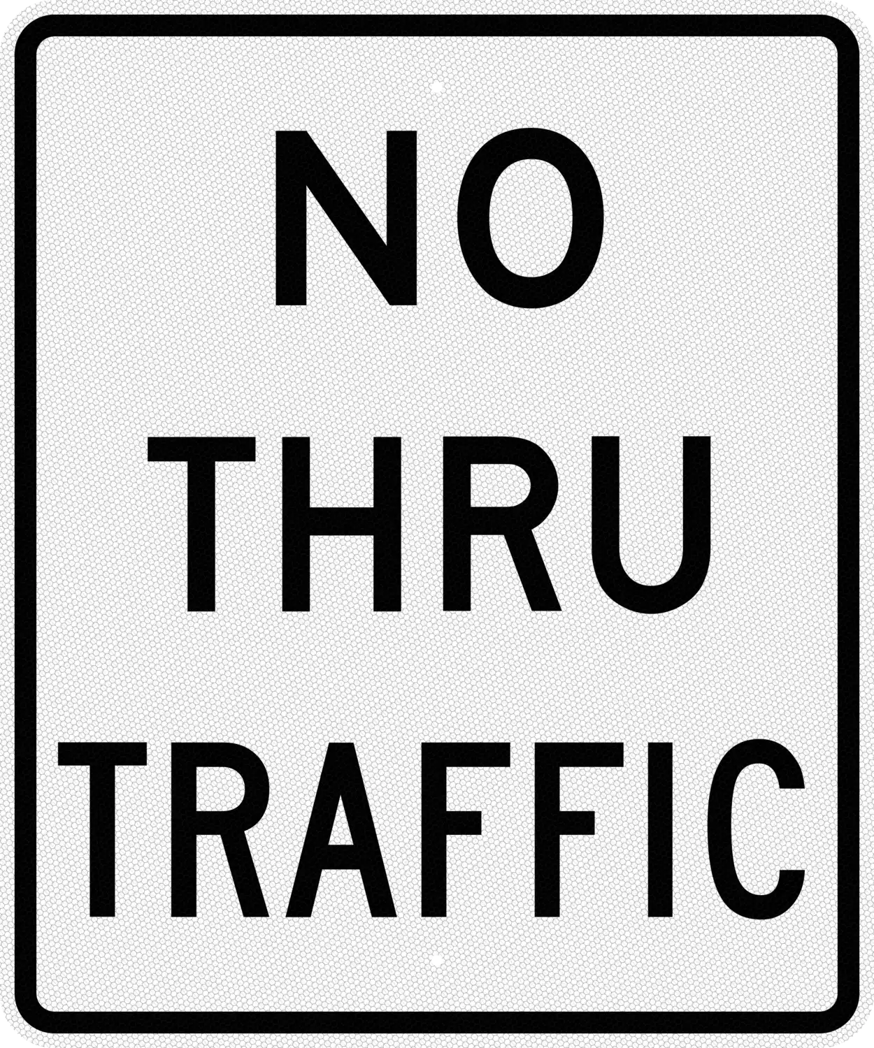 R5-12 30x36 sign, front view
