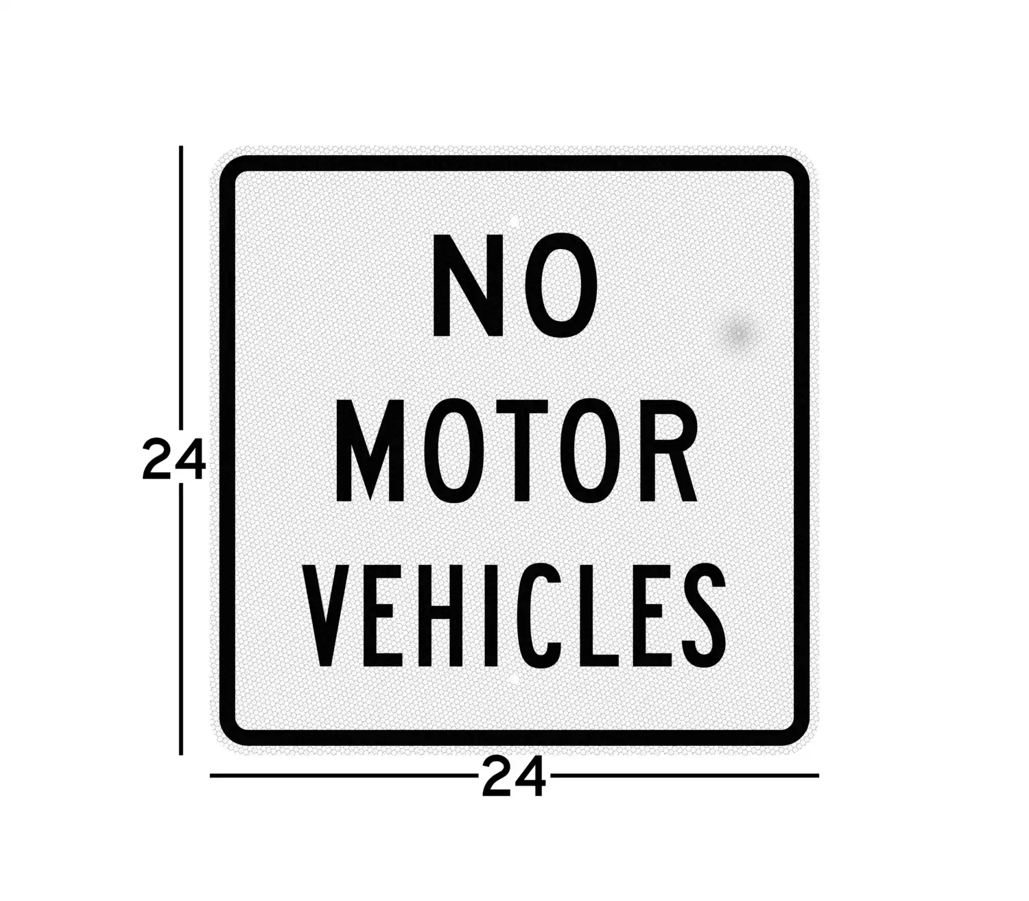 R5-3 24x24 sign dimension diagram