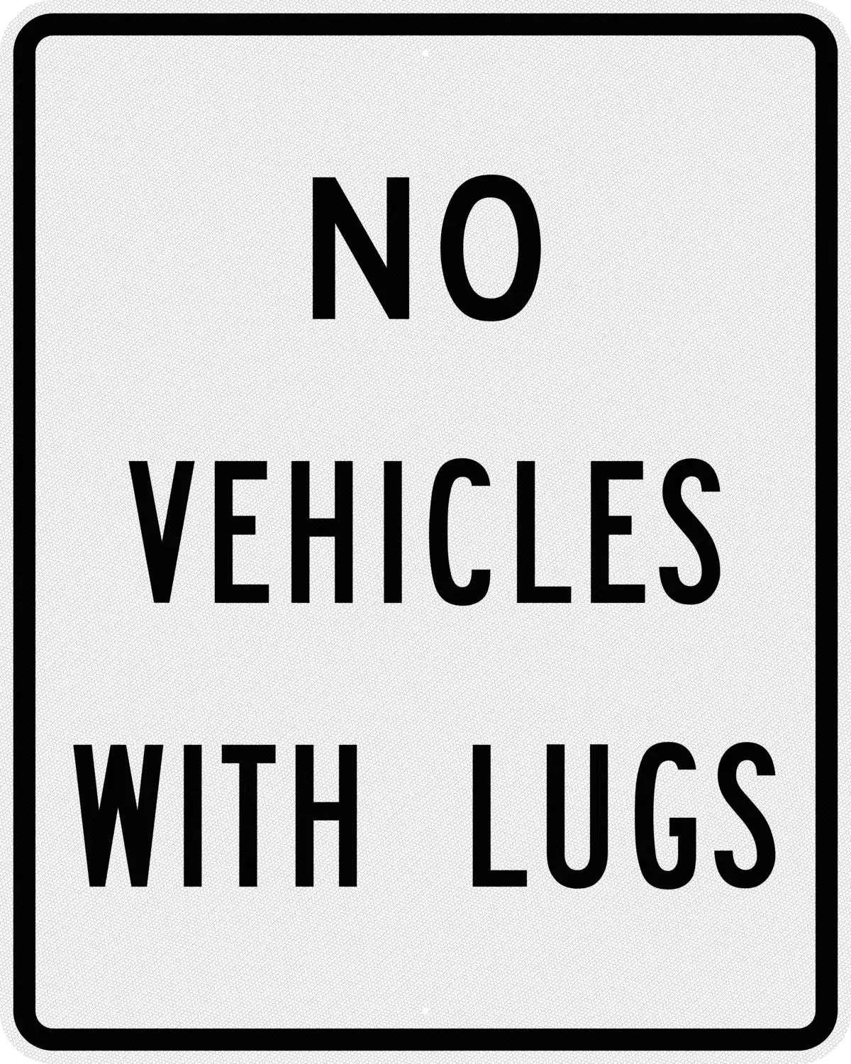 R5-5 48x60 sign, front view