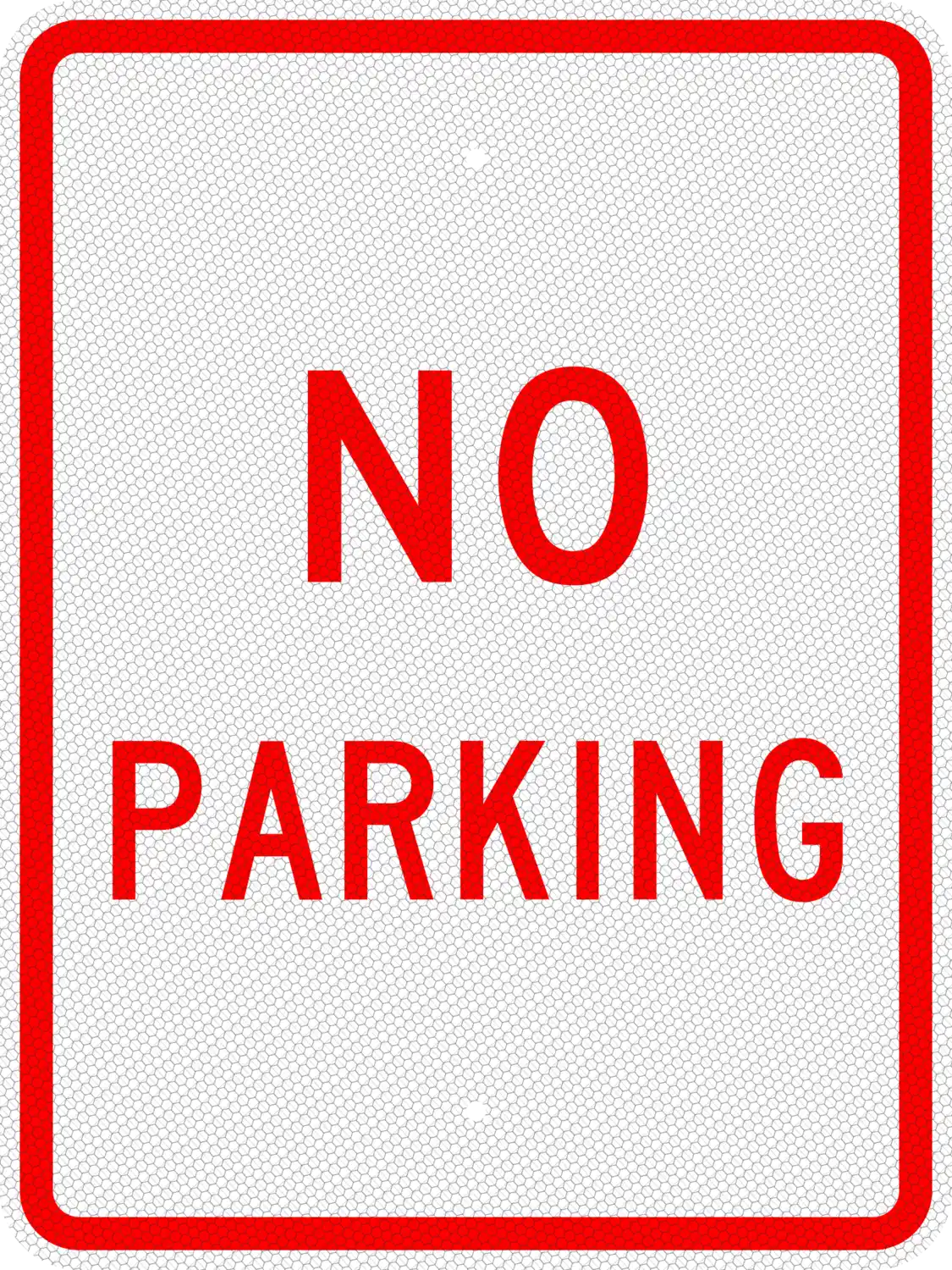 R8-3 18x24 sign, front view