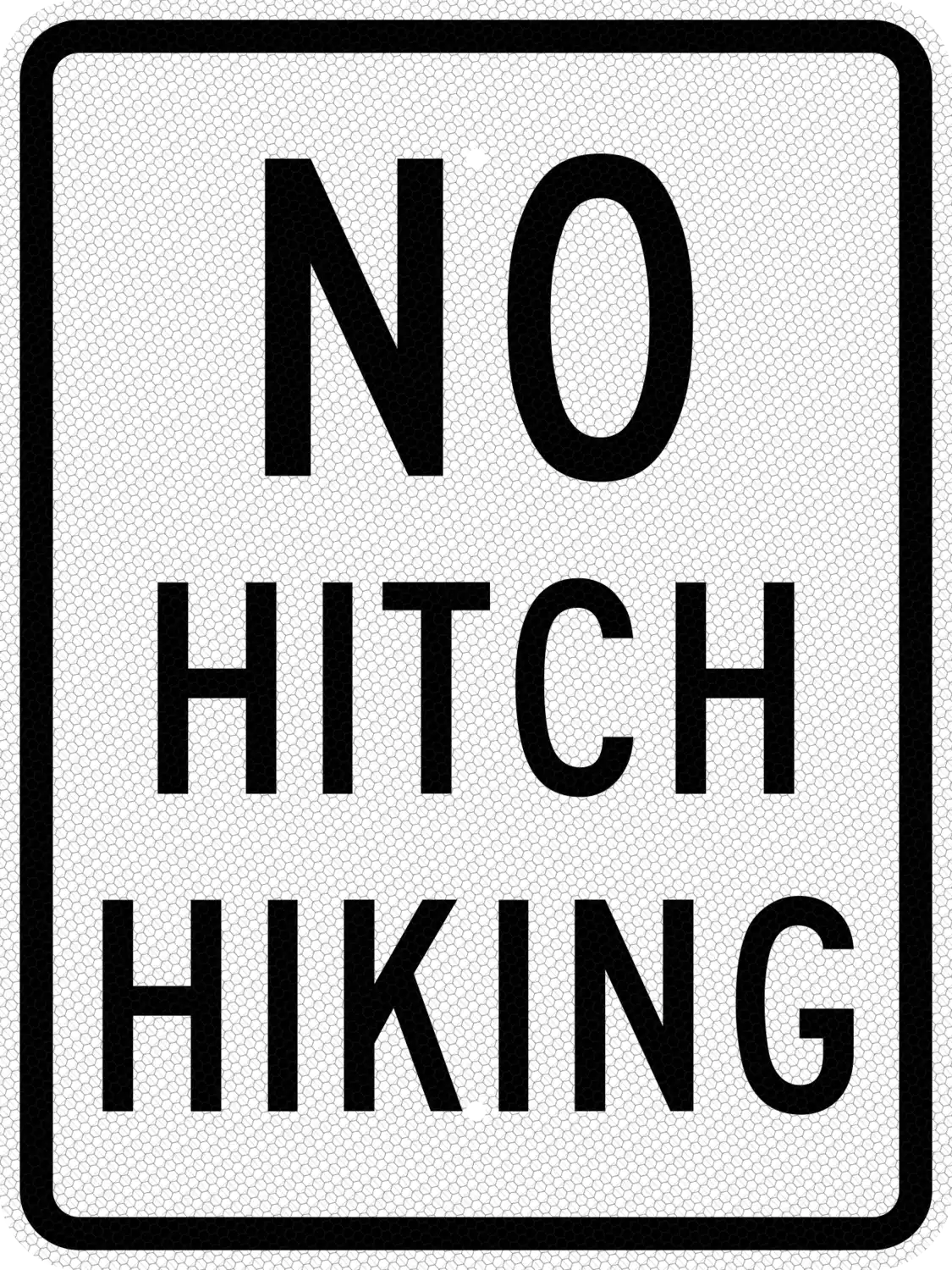 R9-4a 18x24 sign, front view