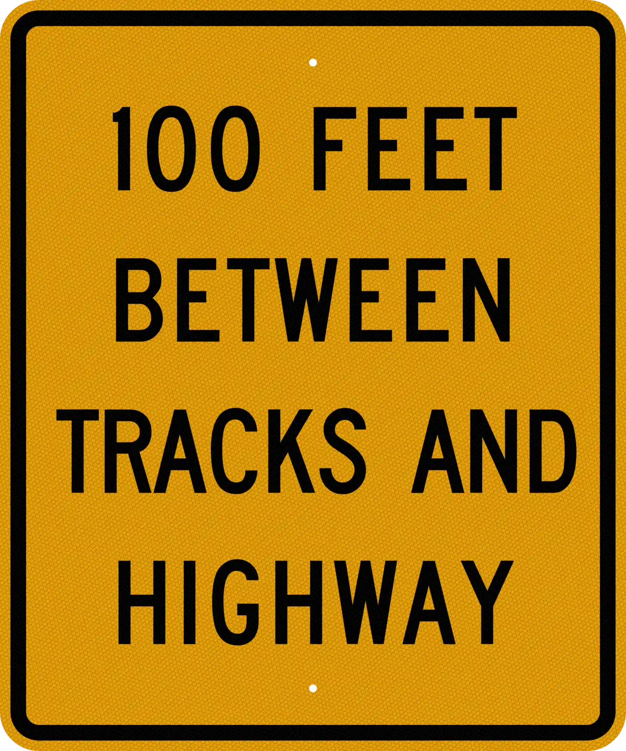 W10-11a 30x36 sign, front view