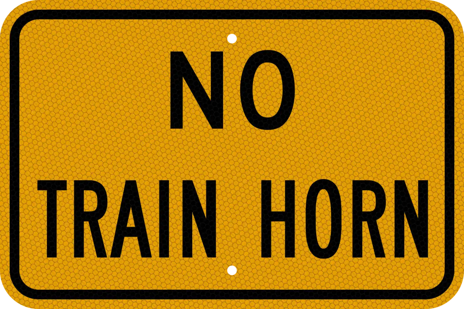 W10-9P 18x12 sign, front view