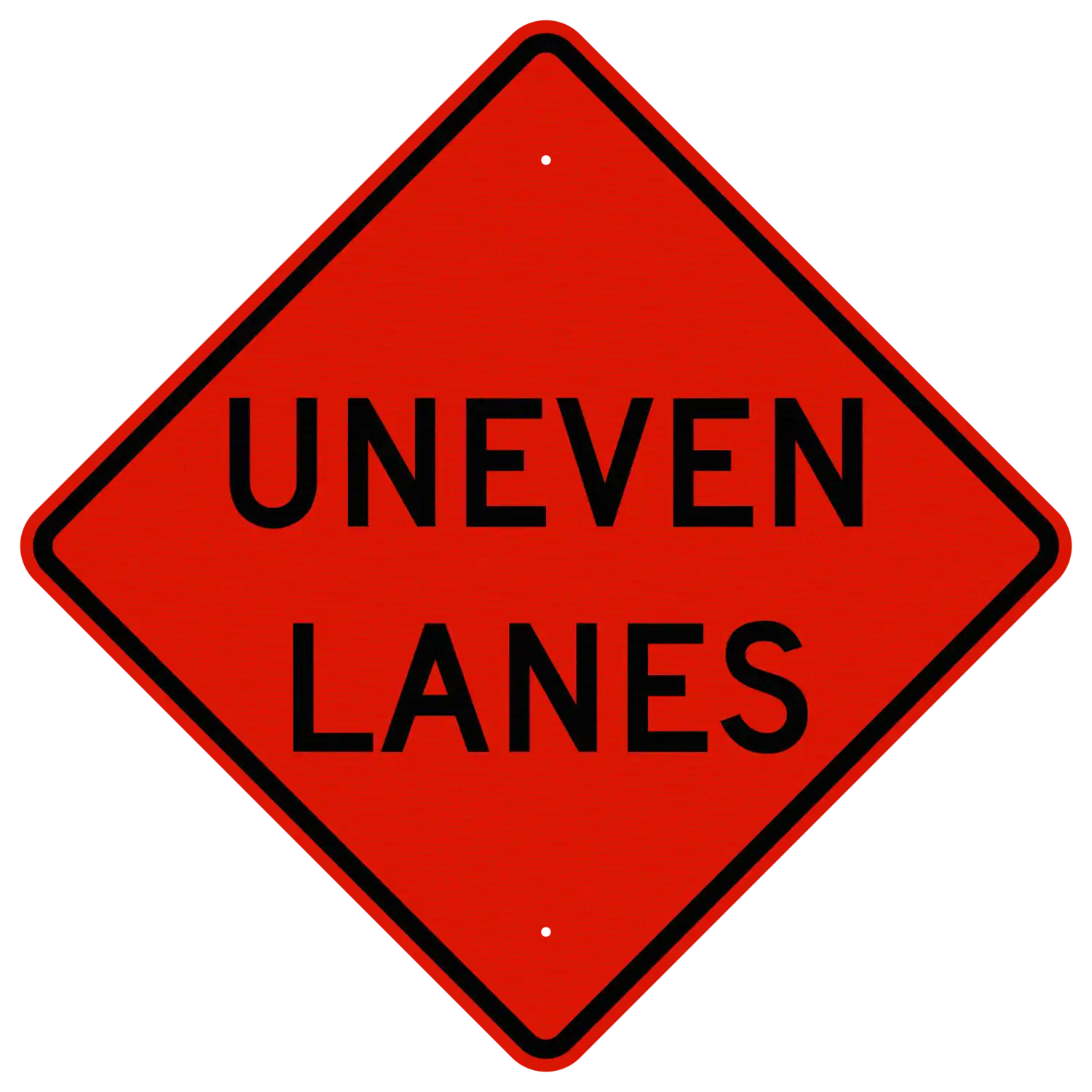 W8-11C 30x30 sign, front view