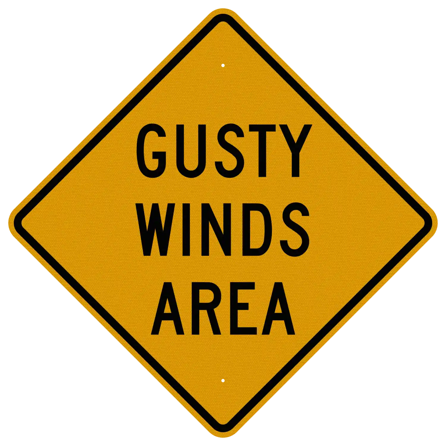 W8-21 36x36 sign, front view