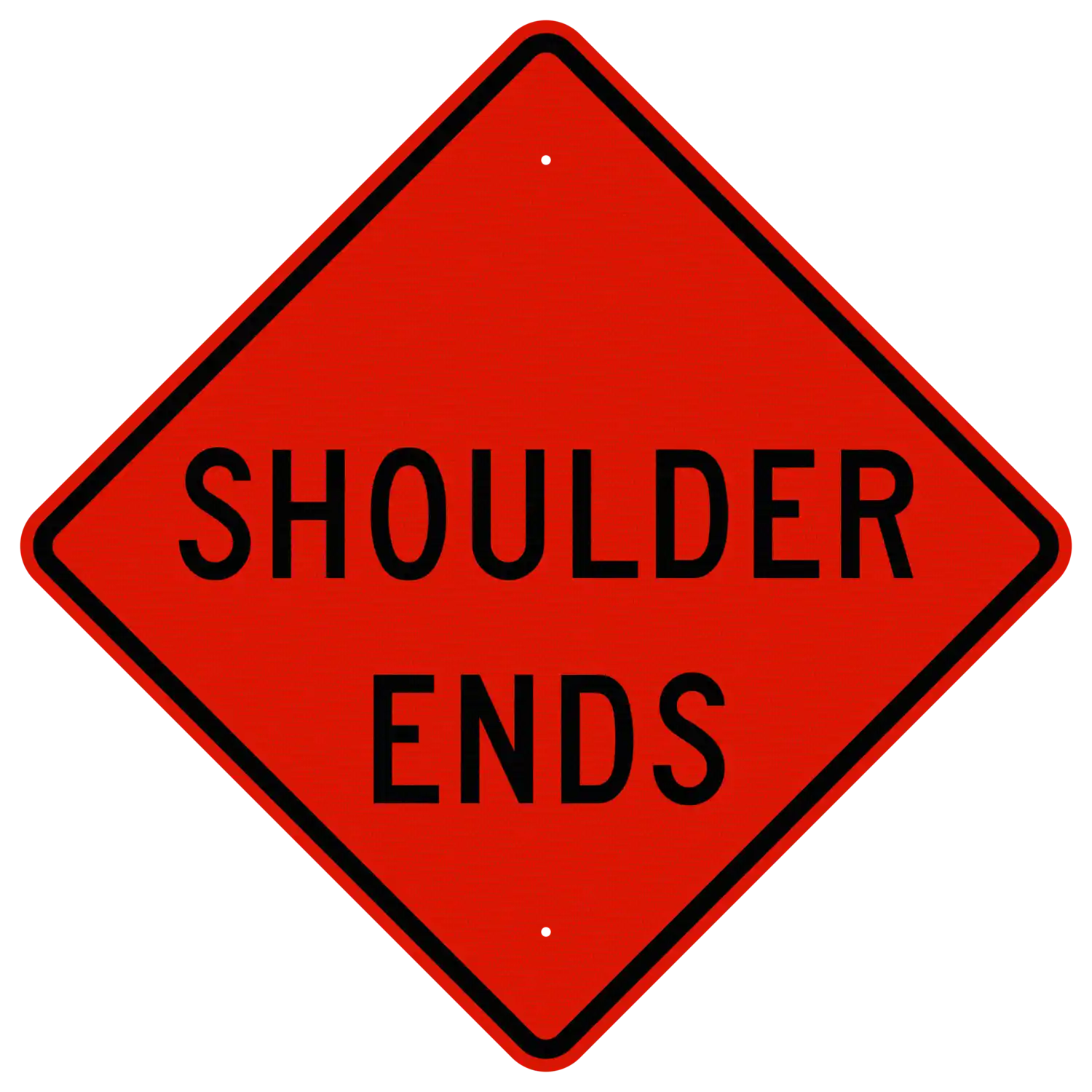 W8-25C 30x30 sign, front view