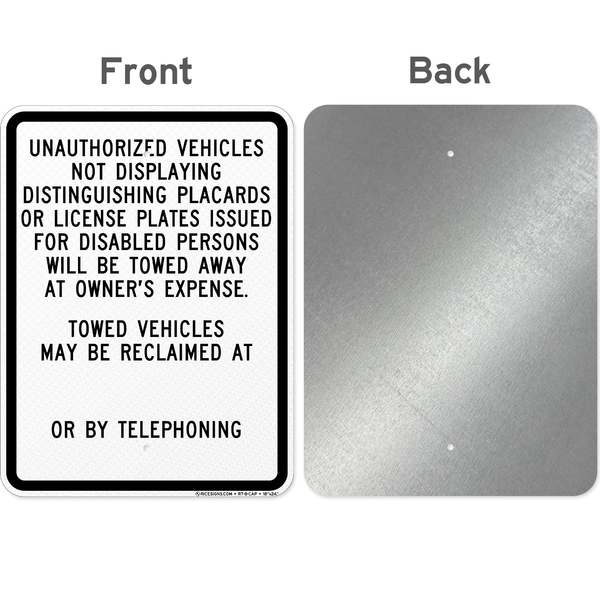 Side by Side front and back comparison of the R7-8-CAP