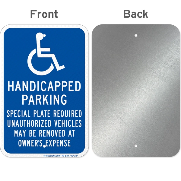 Side by Side front and back comparison of the R7-8-MA