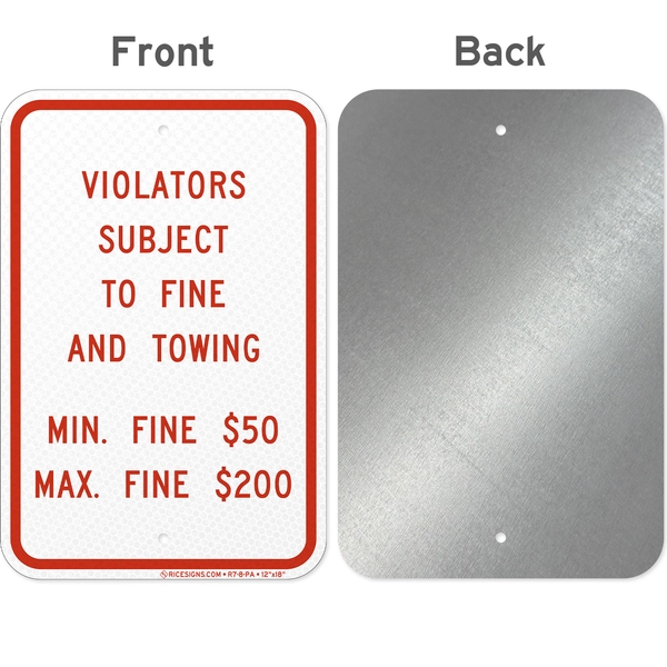 Side by Side front and back comparison of the R7-8-PA