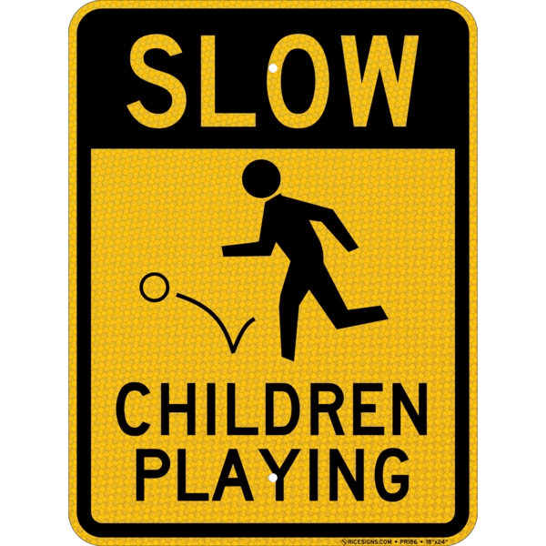 Slow Children Playing Sign