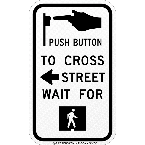 Crosswalk Style 3 Sign