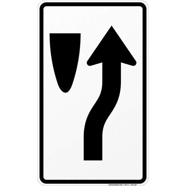 Keep Right Symbol Sign