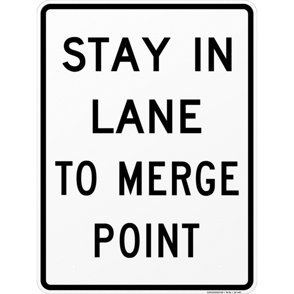 No Passing When Solid Yellow Line Is Right Of Center Line Sign