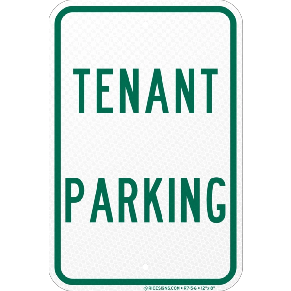 Tenant Parking Sign