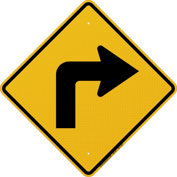 Turn Right Sign