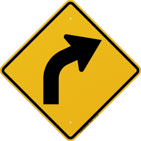 Curve Right Sign